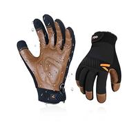 Vgo CA9765WP Paire de gants de sécurité en cuir résistant à l'eau
