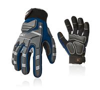 Vgo... Gants de Sécurité, Mécanicien, Anti-Vibrations, Rigueur, Heavy Duty (SL9792IP, Bleu, 10/XL, 1 Paire)