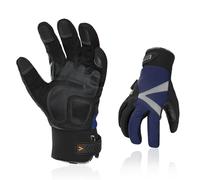 Vgo... Gants de travail hiver étanches, utilisation en chambre froide ou congélateur, doublure Thinsulate w/3M, écran tactile(SL8777FW,Bleu,L,1paire)