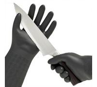 Vgo... Gants Double Couche Résistants aux Coupures Protection Niveau 5, Qualité Alimentaire, Durables, Adaptés de -10℃ à 100℃ pour les Cuisines Commerciales, la Boucherie (TP1117CTA5, Gris,L)