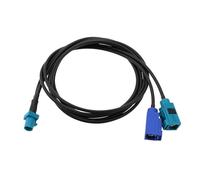 VGOL 1 Adaptateur d'antenne GPS de Voiture 1 Câble Adaptateur Fakra Mâle vers 2 Femelles Type Z Mâle vers Z Femelle vers C Femelle Câble d'autoradio Compatible avec Audi