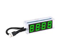 VGOL 1 Ensemble Bricolage Réveil Électronique Projet de Pratique de Soudure Horloge Numérique à 4 Chiffres Kit de Bricolage Kit d'horloge Électronique Bricolage Assemblage d'horloge Numérique
