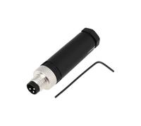 VGOL 1 ensemble de connecteurs de charge M8 3 broches mâles 36 V sans soudure à sertir compatible avec Carrera Compatible avec Raleigh