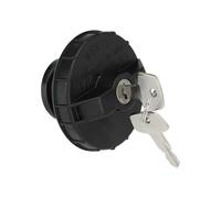 VGOL 1 Jeu de Bouchons de Réservoir Verrouillables avec Clés Pièce de Rechange 6661696 Compatible avec Bobcat Les Chargeuses 751 753 763 773 853 863 873 883 Noir