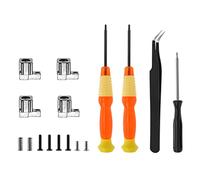 VGOL 1 Lot de Boucle de Verrouillage en métal - Kit d'outils de réparation Compatible avec contrôleur Joy-Con avec Tournevis et Pince à épiler [Video Game]
