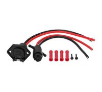 VGOL 1 Paire de Fiches Et de Prises Alimentation pour Moteur de Pêche à La Traîne Marin 12 V 2 Broches 8 AWG Compatible avec Minn Kota
