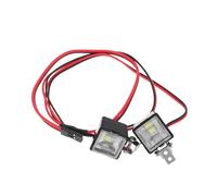 VGOL 1 Paire de Phares LED Carrés pour Voiture RC Compatible avec Axial TRX4 TRX6 Redcat RR10 MST 1/10 1/8