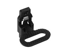 VGOL 1 Pc Marchepied Latéral Pliable Robuste en Acier Galvanisé 10 Cm X 5,3 Cm Peint en Noir Antidérapant pour Bus Camion Remorque Camping-Car Sécurité Renforcée Plate-Forme Robuste