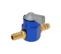 VGOL 1 PC Robinet D'essence 8 Mm en Métal en Ligne pour Moto Interrupteur Marche-arrêt ATV Scooter Interrupteur de Robinet D'essence Robinet D'essence Valve de Robinet D'essence Bleu