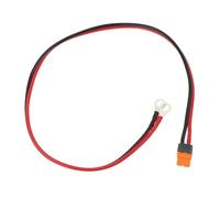 VGOL 1 Pièce Câble d'alimentation XT60I-F vers O-Terminal 12AWG avec Broche de Signal pour Chargeurs d'équilibre Drones Batteries Au Lithium 60 Cm