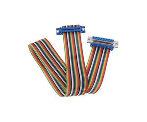 VGOL 1 Pièce Câble d'extension Série DB25 Femelle vers Femelle Câble Série pour Serveur équipement d'automatisation CNC Balance électronique Imprimante Caisse Enregistreuse de Supermarché 50 Cm
