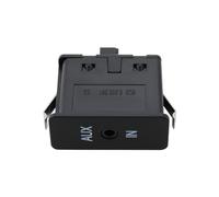 VGOL 1 Pièce Interface Audio AUX de Voiture ABS Pièce de Rechange Audio à Prise Unique 6930561 Compatible avec BMW X1 X3 X5 X6 Z4 E81 E87 E90 Noir