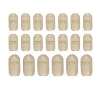 VGOL 100pcs émerillons de Pêche à La Carpe Perles Arrêt Mangeoire émerillon Grossier Adapté Au Matériel à Changement Rapide Kit Accessoires de Pêche (5 X 9 Mm 4 X 7 Mm)
