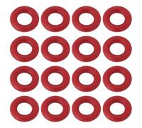 VGOL 100pcs Joints Toriques Silicone VMQ Pièces Rechange Joints d'étanchéité Diamètre Extérieur 7,24mm Diamètre Intérieur 3,68mm Largeur 1,78mm Adaptés à l'étanchéité Hydraulique Rouge