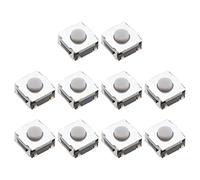 VGOL 10pcs Boutons de Porte-clés à Distance Remplacement Compatible avec Renault Clio Kangoo Megane Modus Twingo Traffic Master Télécommande Porte-clés Micro Bouton de Commutation