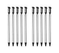 VGOL 10pcs Stylet Rétractable Écran Tactile Stylos Tactiles Extensibles Compatible avec Nintendo New 3DS pour Contrôler Les Jeux Vidéo, Noir