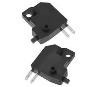 VGOL 1pc Gauche et 1pc Droit Interrupteur de Feux de Freinage pour Moto Scooter Électrique Remplacement Feu Stop Interrupteur Bouton Poussoir en Plastique Cuivre Matériel