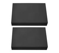 VGOL 2 Blocs de Lot de Support en Caoutchouc pour Poutre de Levage 120 X 80 X 20 Mm Adaptés Aux Ciseaux de Levage de Voiture Atelier de Réparation Noir