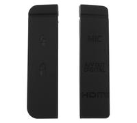 VGOL 2 caches de port en caoutchouc compatibles avec Canon EOS 7D DSLR HDMI Mic Remote Ports on