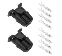 VGOL 2 Jeux de Fiches de Feu Arrière de Voiture Fil électrique Automatique Connecteur Femelle Pièce de Rechange 3B0972722 Compatible avec VW Compatible avec Audi 4 Broches