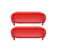 VGOL 2 Lot Réflecteurs de Porte de Voiture Réflecteur de Porte Rouge Panneau de Porte Réflecteur de Lumière D'avertissement Compatible avec Volkswagen Beetle OEM 6Q0947419