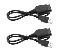 VGOL 2 Pièces Câble Adaptateur USB pour Contrôleur de Jeu Câble Adaptateur de Convertisseur USB Compatible avec Xbox Gen.1 Manette Noir