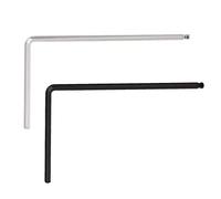 VGOL 2 Pièces Clé de Guitare Compatible avec Martin Guitare Acoustique 4 mm Argent et 5 mm Noir Guitare Truss Rod Clé en Métal Outil Guitare Clé Allen