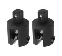 VGOL 2 Pièces Disjoncteur d'entraînement de 1/2 Pouces Prise de Tête de Barre d'articulation Bras Solide Tête de Barre d'alimentation Clé de Roue Joint d'articulation Noir