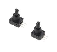 VGOL 2 Pièces Potentiomètre Compatible avec Thrustmaster 458 Spider 458 Italia T80 RS T80 488 GTB Edition pour Volant de Jeu de Course 17,1 X 15,6mm Noir