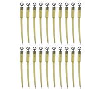 VGOL 20 Jeux Connecteurs Pivotants De Pêche À La Carpe De Connecteurs Pivotants pour Sacs À Tubes PVA Connecteur De Ligne De Pêche 70Mm Figure 8 Accessoires De Fabrication d'Anneaux