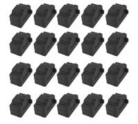 VGOL 20 Lot Protections en Silicone RJ45 Compatible avec Pylontech US2000 US3000 US5000 Type B Les Batteries 10 X 12,5 X 8 Mm Noir