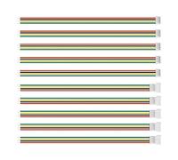 VGOL 20 Paires de Câbles de Connecteur JST 4 Broches Micro JST Pas de 1,25mm Mâle Femelle Adaptateur de Câble d'extension avec Fil de 10cm pour Mini Bandes LED d'hélicoptère RC