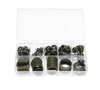 VGOL 200PCS Rondelle de Joint d'huile Rondelles d'huile de Joint Métallique G1/8 M6 M8 M10 M12 M16 M20 M24 Kit d'assortiment de Rondelles d'étanchéité Collées pour l'industrie