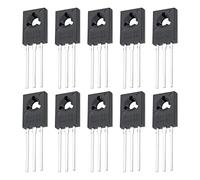 VGOL 20pcs BD139 NPN Transistor de Puissance NPN 1.5A 80V Amplificateur de Puissance Audio Transistor TO-126 Triode Composants Électroniques Remplacement Accessoires