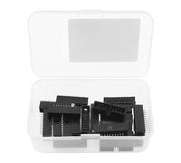 VGOL 20pcs IDC 2x10 Double Rangée 20-Pin En-tête de Boîte Connecteur Mâle Prise Terminal In-line Connecteur Adaptateur pour JTAG Connecteur Câble 2.54mm Pas