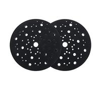 VGOL 2pcs 150mm Tampon d'interface Éponge Douce Tampon de Ponçage Disque de Ponçage Tampons de Support 70 Trous pour Disques de Ponçage à Crochet et Boucle de 6 Pouces Meules