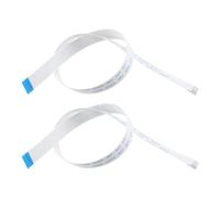VGOL 2pcs 7 Broches Bouton de Réinitialisation d'alimentation Ruban Câble Flexible Contrôleur de Remplacement Câble Flexible Compatible avec Sony PS2 30001-39001 Pièce de Réparation de Contrôleur