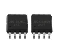 VGOL 2pcs Puces Mémoire Flash Série W25Q128JWSQ 128 Mbit Boîtier SOIC-8 Interface SPI pour Systèmes Embarqués Et Applications de Stockage de Données