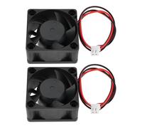 VGOL 2pcs Ventilateurs sans Balais DC 12 V à 2 Broches 40 X 40 X 20 Mm pour Refroidissement du Processeur des Ordinateurs Imprimantes 3D Et Lasers Noir