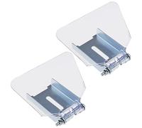 VGOL 2pcs Visière de Meuleuse d'établi Compatible avec Meuleuses d'établi Type 125/150 Machine de Fixation Bouclier d'outil Boîtier Antirouille en Acier Inoxydable