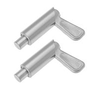 VGOL 2X Loquet de sécurité en Acier galvanisé Loquet à Ressort de Porte soudé Support de Rabat de loquet de Porte Diamètre Boulon 12mm Course 13mm pour Porte de remorque de Tracteur de Camion Van