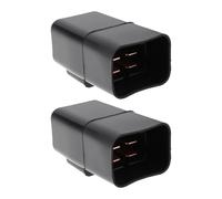 VGOL 2X Relais Solénoïdes 4 Broches pour Moto (02501500 1NT-H1940-00) Compatible avec Suzuki Quads LT80 1987-2006 Noir