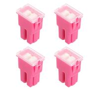 VGOL 4 Pièces Terminal Femelle Fusible 32V 30A Push Fit Pour Cartouche de Remplacement dans Les Automobiles Et Les Camions (Rose)