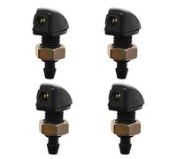 VGOL 4pcs Buses de Lave-Glace Avant de Voiture Jet de Pulvérisation d'essuie-Glace de Lave-Glace 10mm Universelles Buses de Pare-Brise de Voiture