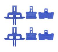 VGOL 6 Pièces Plaquettes de Frein à Disque Hydrauliques Entretoise Blocs de Purge de Frein Compatible avec Shimano Compatible avec AVID Compatible avec SRAM Compatible avec VTT Montagne Vélo de Route