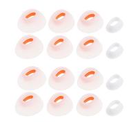 VGOL 8 Paires de Bouchons d'oreilles en Silicone Blanc pour Écouteurs Intra-Auriculaires de Remplacement pour Écouteurs Compatible avec JBL Tune Flex 4 Tailles (XS/S/M/L)