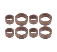 VGOL 8 Pièces Kit de Joints de Climatisation Joint Torique D'étanchéité Joint de Compresseur Diamètre Intérieur 10,6 Mm/17 Mm Compatible avec Renault Grand Scenic II/Megane II OEM 7701208148