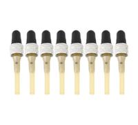 VGOL 8 Sets Bouchons de Valve en Caoutchouc Compatible avec Dunlop Compatible avec Woods pour Réparation de Chambre à Air de Vélo
