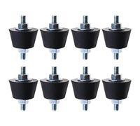 VGOL 8pcs M8 Roulement en Caoutchouc Absorbant Chocs Supports de Choc Pieds en Caoutchouc Antichoc Accessoires de Coussin d'isolation de Vibration pour Climatisation