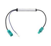 VGOL Adaptateur D'antenne Fakra de Voiture avec Prise d'alimentation Fantôme Prise Fakra (F) vers Prise Fakra (M) Amplificateur de Signal D'antenne Compatible avec Compatible avec VW